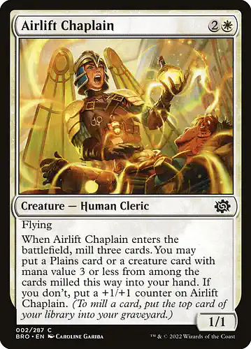 Airlift Chaplain - bro Spoiler