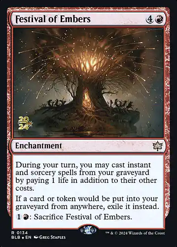 Festival of Embers - blb Spoiler