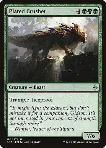 Plated Crusher - bfz Spoiler