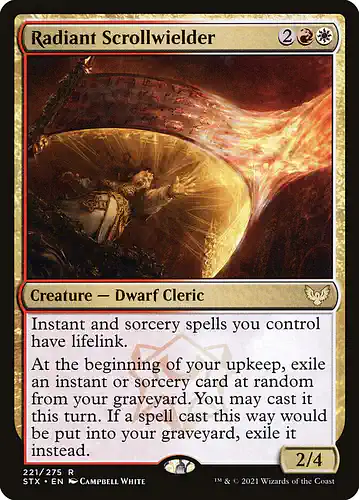 Radiant Scrollwielder - stx Spoiler