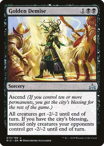 Golden Demise - rix Spoiler