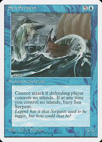 Sea Serpent - 4ed Spoiler