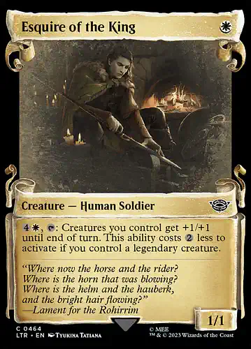 Esquire of the King - ltr Spoiler