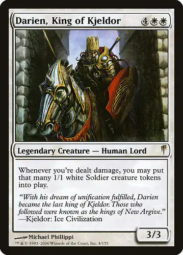 Darien, King of Kjeldor - csp Spoiler