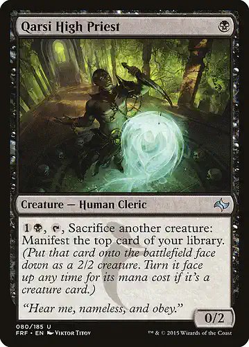 Qarsi High Priest - frf Spoiler