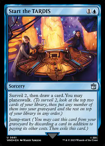 Start the TARDIS - who Spoiler