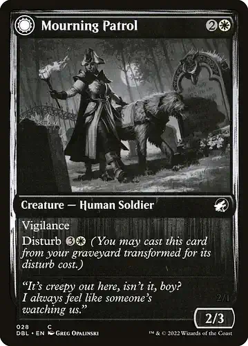 Mourning Patrol - dbl Spoiler