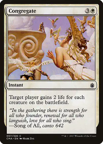 Congregate - cma Spoiler