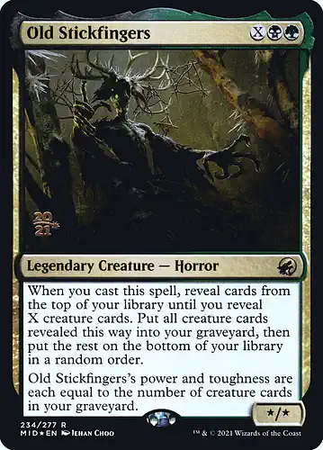 Old Stickfingers - mid Spoiler