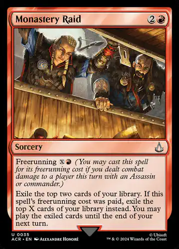 Monastery Raid - acr Spoiler