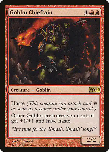 Goblin Chieftain - m12 Spoiler