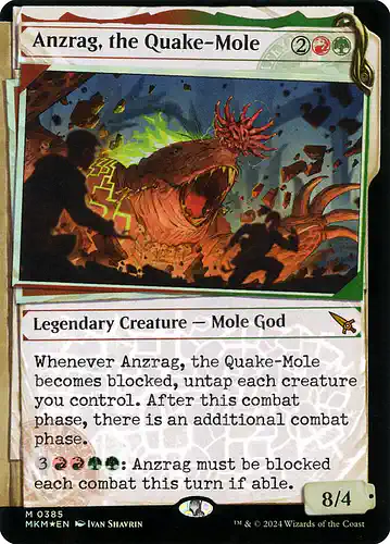 Anzrag, the Quake-Mole - mkm Spoiler