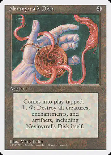 Nevinyrral's Disk - 4ed Spoiler