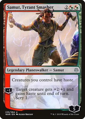 Samut, Tyrant Smasher - war Spoiler
