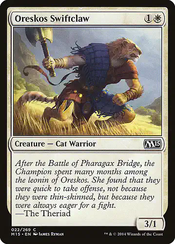 Oreskos Swiftclaw - m15 Spoiler