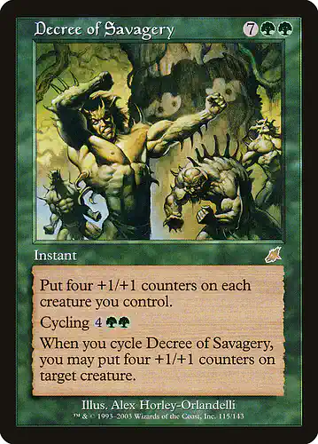 Decree of Savagery - scg Spoiler