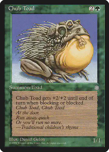 Chub Toad - ice Spoiler