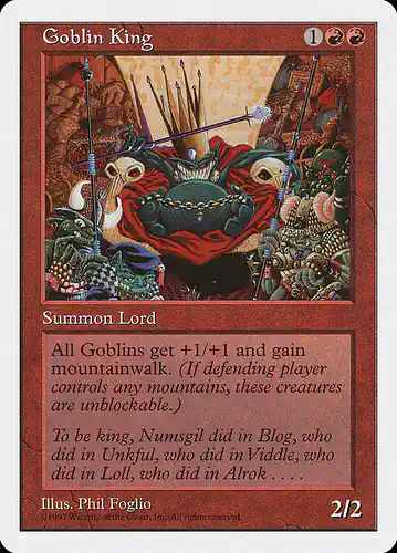 Goblin King - 5ed Spoiler