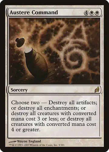 Austere Command - lrw Spoiler