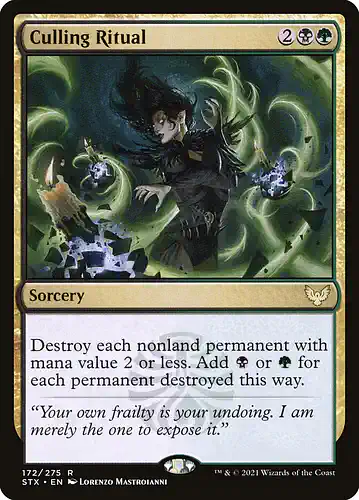 Culling Ritual - stx Spoiler