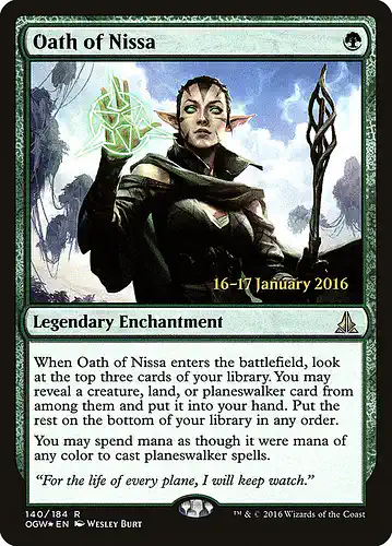 Oath of Nissa - ogw Spoiler