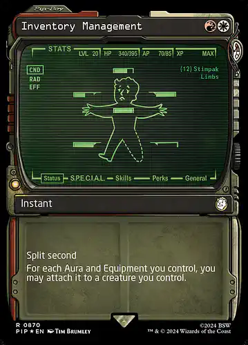 Inventory Management - pip Spoiler