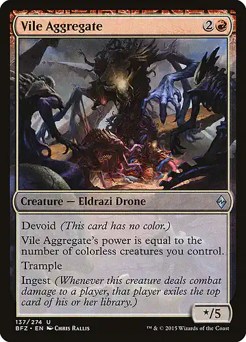 Vile Aggregate - bfz Spoiler