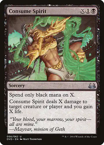 Consume Spirit - dvd Spoiler