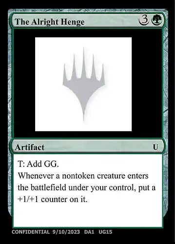 The Alright Henge - unk Spoiler