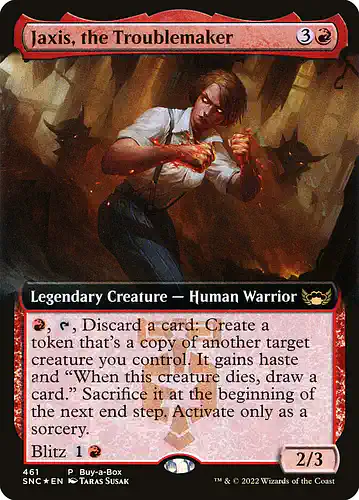 Jaxis, the Troublemaker - snc Spoiler