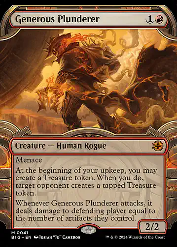 Generous Plunderer - big Spoiler