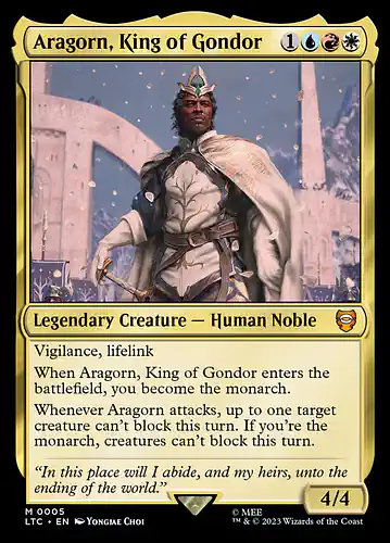Aragorn, King of Gondor - ltc Spoiler