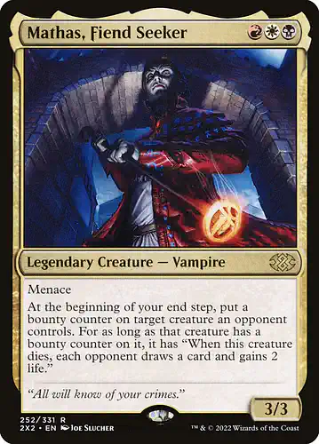 Mathas, Fiend Seeker - 2x2 Spoiler