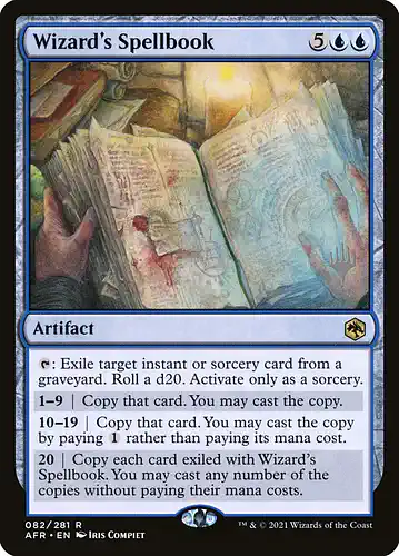 Wizard's Spellbook - afr Spoiler