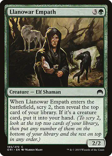 Llanowar Empath - ori Spoiler