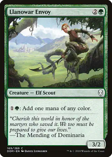 Llanowar Envoy - dom Spoiler
