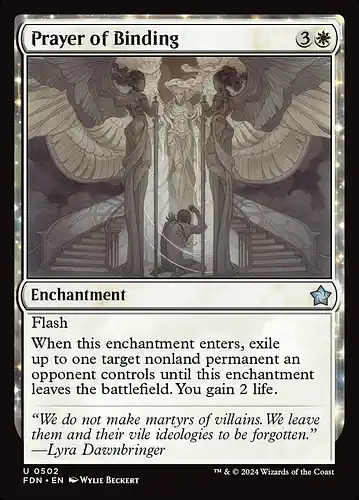 Prayer of Binding - fdn Spoiler
