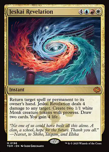 Jeskai Revelation - tdm Spoiler