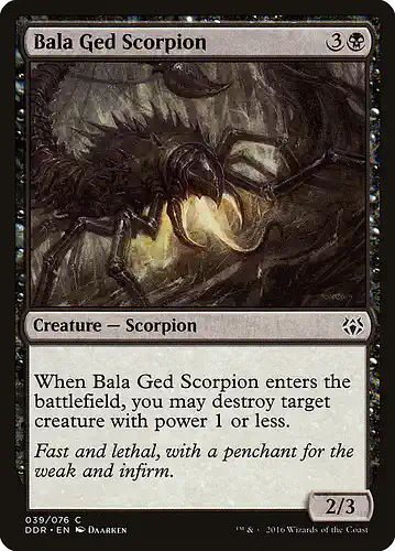 Bala Ged Scorpion - ddr Spoiler