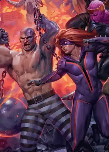 Absorbing Man and Titania - msh Spoiler