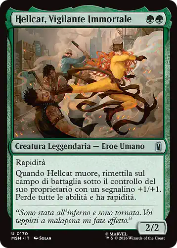Hellcat, Undying Vigilante - msh Spoiler