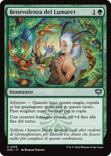 Lumaret's Favor - sos Spoiler