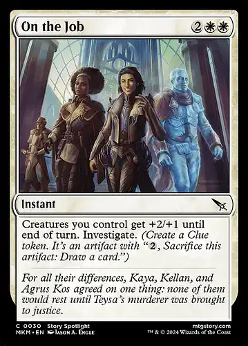 On the Job - mkm Spoiler