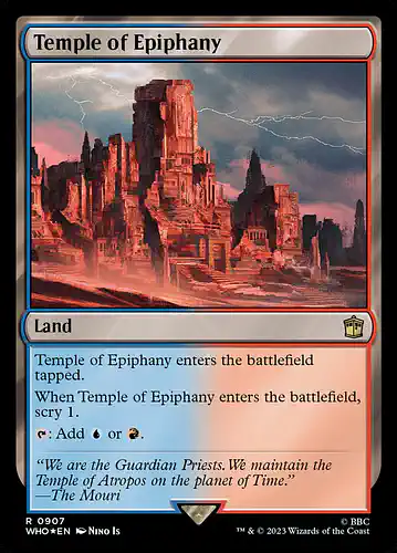 Temple of Epiphany - who Spoiler