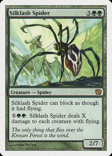 Silklash Spider - 9ed Spoiler