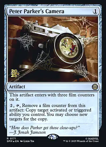 Peter Parker's Camera - spm Spoiler