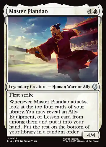 Master Piandao - tla Spoiler