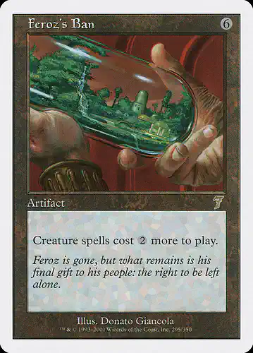 Feroz's Ban - 7ed Spoiler