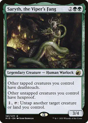Saryth, the Viper's Fang - mid Spoiler