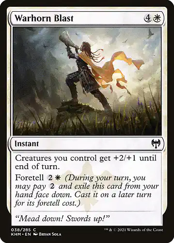 Warhorn Blast - khm Spoiler